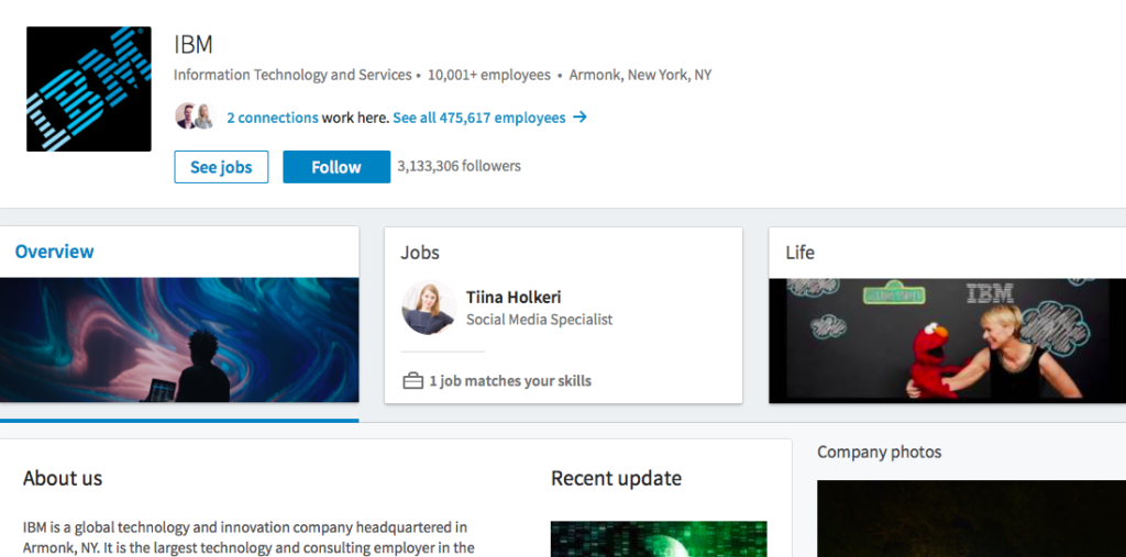 linkedin-career-pages