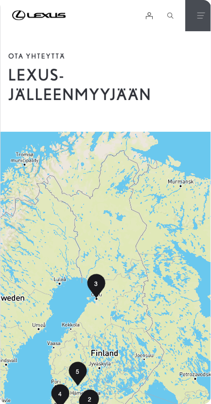 Lexuksen yhteydenottokanava